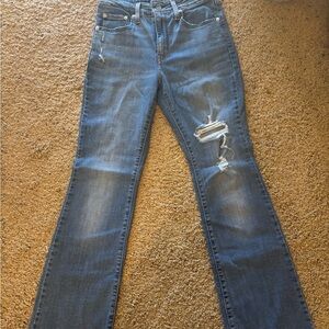 Signature by Levi Strauss Women's Flare Jeans in Blue